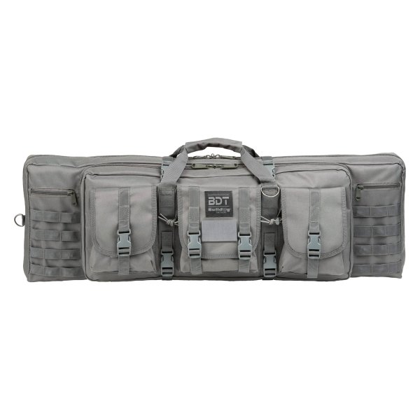 Bulldog Cases & Vaults® - Deluxe 13" H x 36" W x 3" D Seal Gray Rifle Range Bag