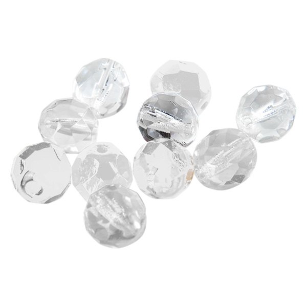 200 x 12mm High Precision Transparent Fixed Glass Beads Ball Decorative 