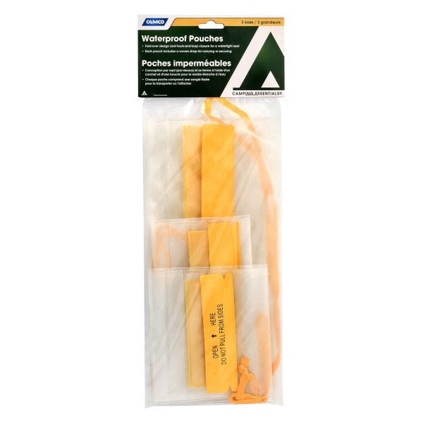 Camco® - Clear/Yellow Waterproof Pouch Set