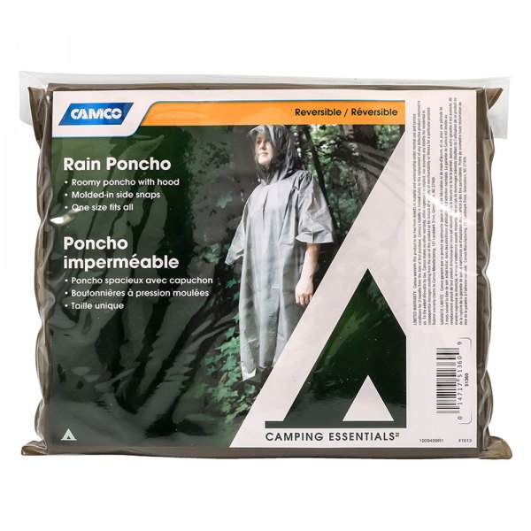 Camco® - Reversible Vinyl Rain Rain Poncho