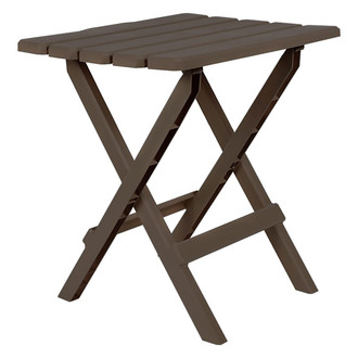 Camco® - Large Mocha Plastic Quick-Folding Adirondack Table
