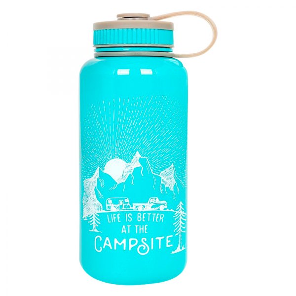 Camco® - Life Is Better At The Campsite™ 32 fl. oz. Teal Water Bottle
