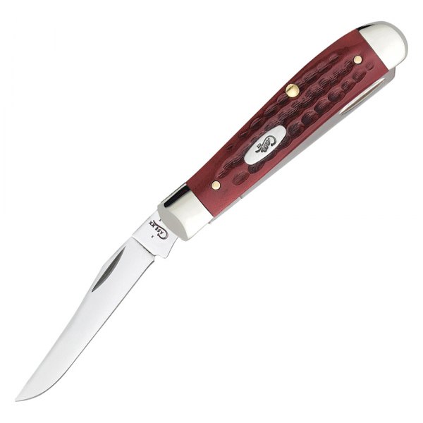 Case Knives® - Mini Trapper Pocket Worn™ Old Red Bone Folding Multiknife