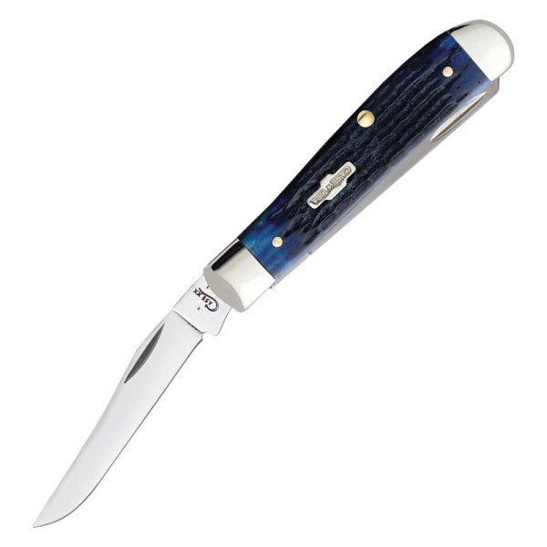 Case Knives® - Mini Trapper Blue Bone Folding Multiknife