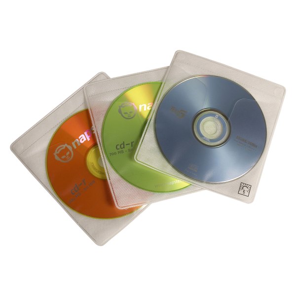Case Logic® - Pro™ White Double Sided CD/DVD Sleeve