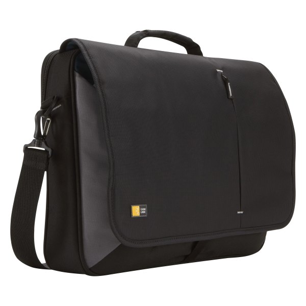 Case Logic® - Dobby™ Black Nylon Messenger Bag