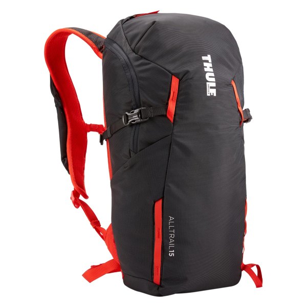 Thule® - AllTrail™ 15 L Obsidian/Roarange Unisex Hiking Backpack