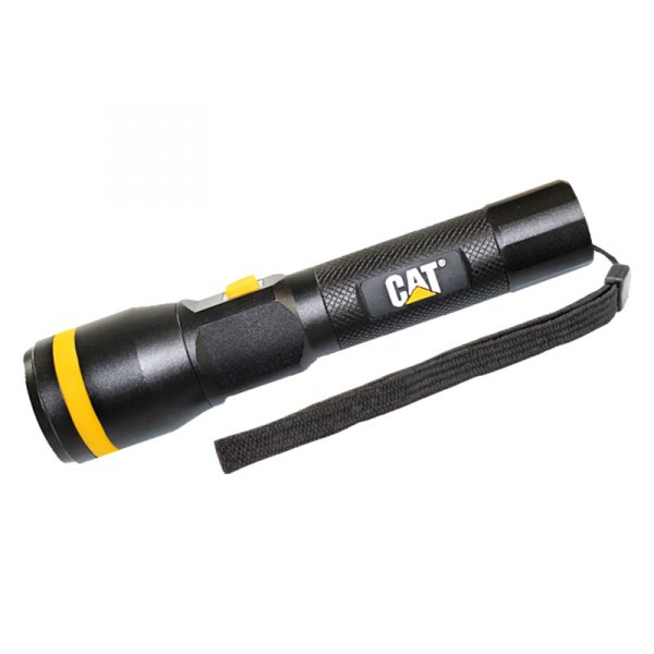 Caterpillar® - Black USB Focusing Tactical Flashlight