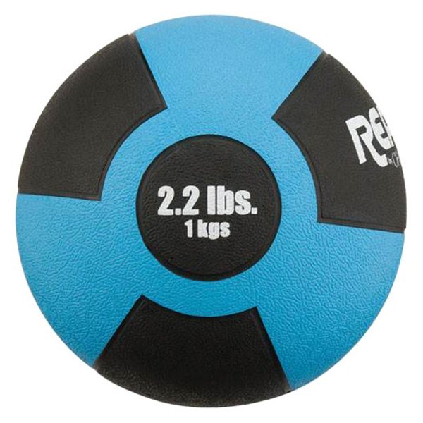 Champion Barbell® - Reactor 2.2 lb Light Blue Rubber Medicine Ball