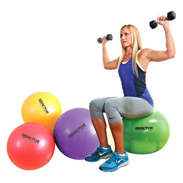 Champion Barbell® - Reactor 26" Yellow Core Stability Ball