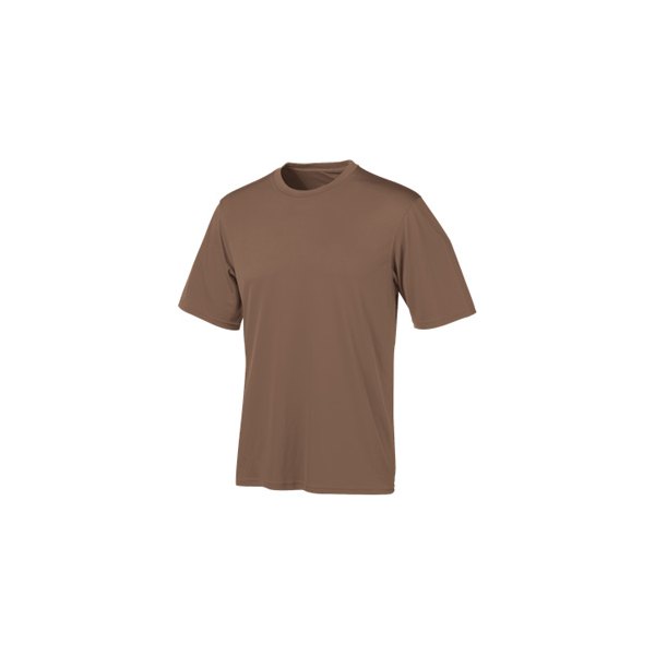 Size 2XL Champion Tactical TAC22 2X LN Men's Army Brown S/S Double Dry Tee 