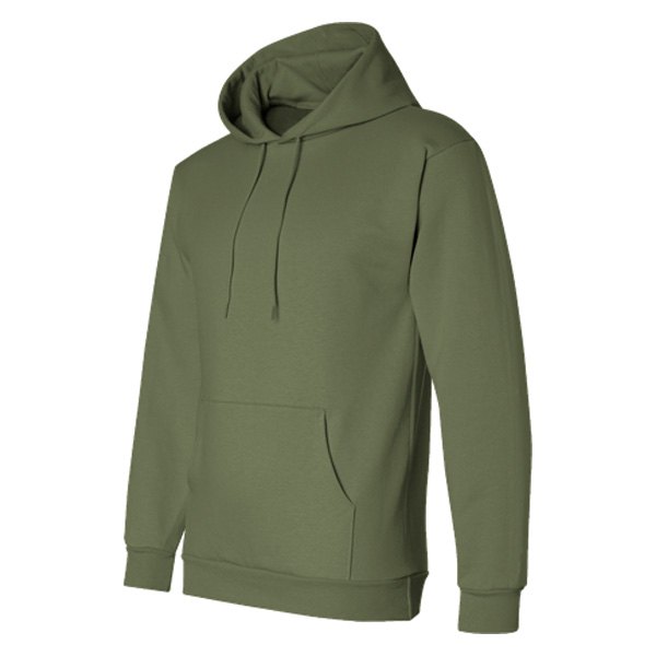 champion army green hoodie