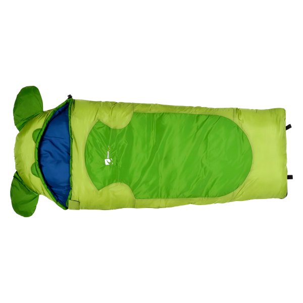 Chinook® - Cubs™ 32 °F 55" x 23" x 18" Green Sleeping Bag