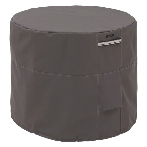 Classic Accessories® - Ravenna™ Dark Taupe Round Patio Air Conditioner Cover