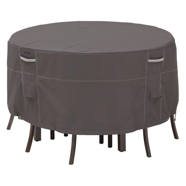 Classic Accessories® - Ravenna™ Dark Taupe Round Patio Bistro Table & Chair Cover