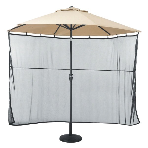 Classic Accessories® - Classic™ Black Patio Umbrella Shade Screen