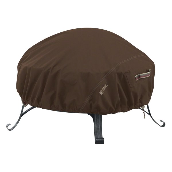 Classic Accessories® - Madrona™ Round Dark Cocoa Waterproof Fire Pit Cover (44" D)