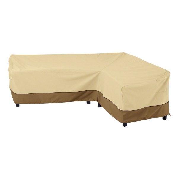 Classic Accessories® - Veranda™ Pebble Right Facing Patio Sectional Sectional Lounge Set Cover
