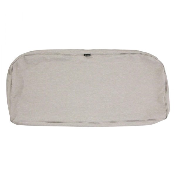 Classic Accessories® - Montlake™ Heather Gray Contoured Patio Bench Seat Cushion Cover