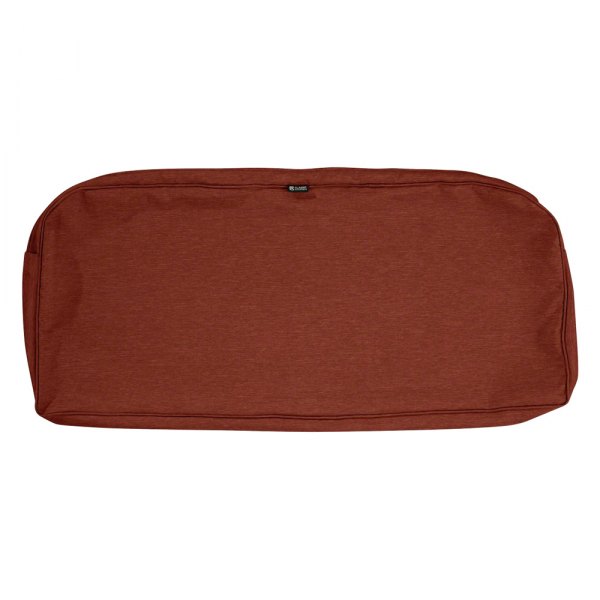 Classic Accessories® - Montlake™ Heather Henna Contoured Patio Bench Seat Cushion Cover