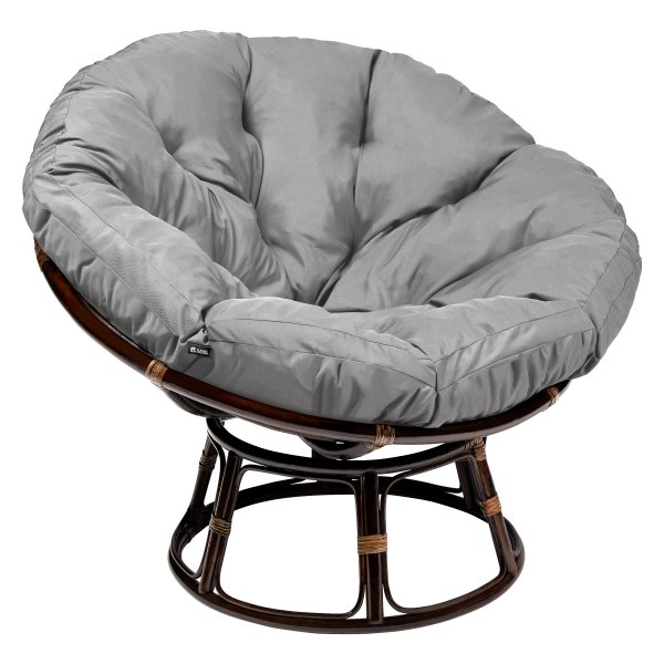 Classic Accessories® - Montlake™ Light Charcoal Patio Papasan Chair Cushion