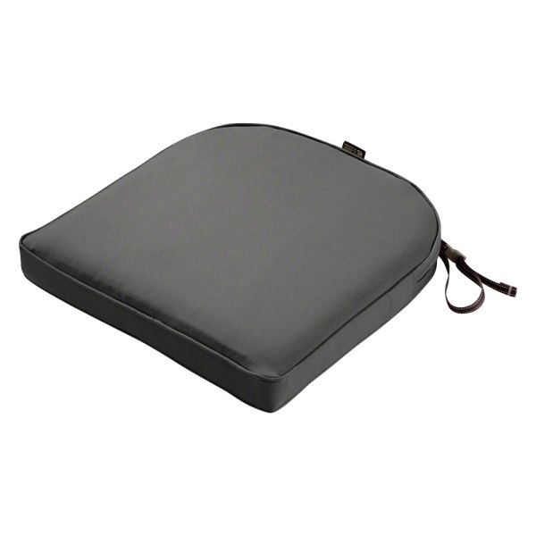 Classic Accessories® - Montlake™ Light Charcoal Contoured Patio Chair Seat Cushion