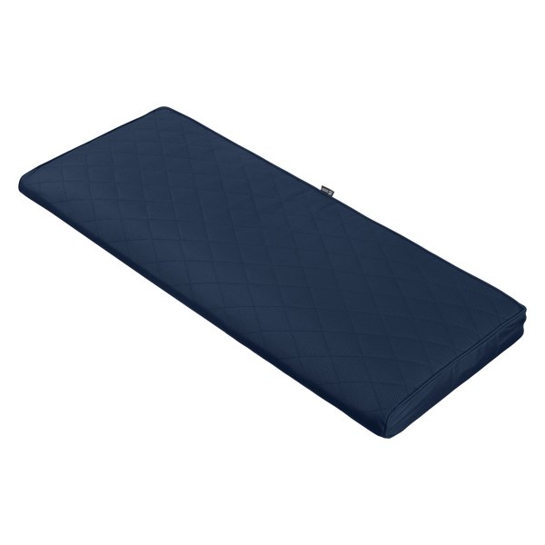 Classic Accessories® - Montlake™ Navy Quilted Patio Bench Seat Cushion
