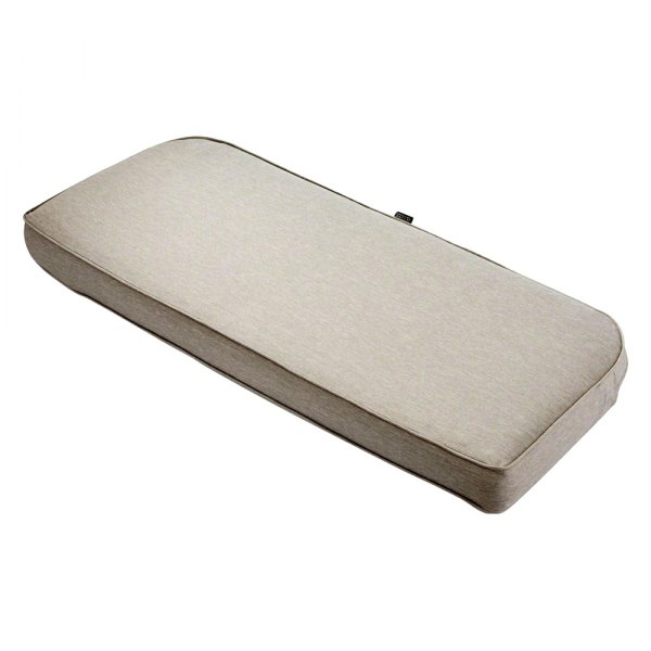 Classic Accessories® - Montlake™ Heather Gray Contoured Patio Bench Seat Cushion