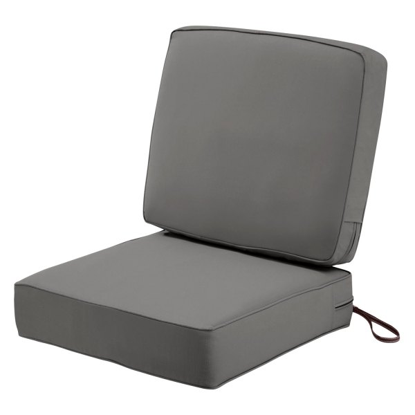 Classic Accessories® - Montlake™ Light Charcoal Patio Chair Cushion Set