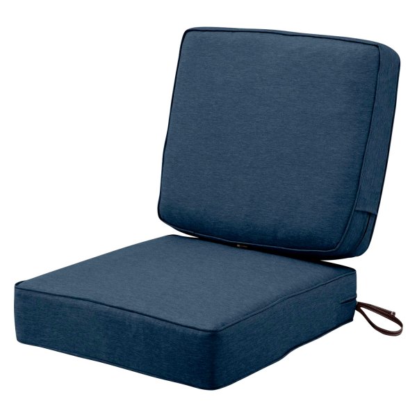 Classic Accessories® - Montlake™ Heather Indigo Patio Chair Cushion Set