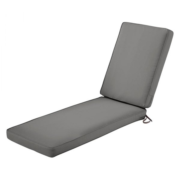 Classic Accessories® - Montlake™ Light Charcoal Patio Chaise Cushion