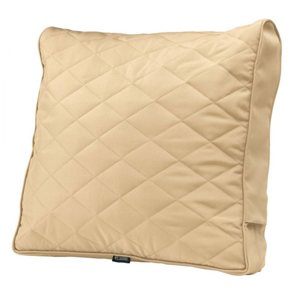 Classic Accessories® - Montlake™ Chamomile Quilted Patio Chair Back Cushion