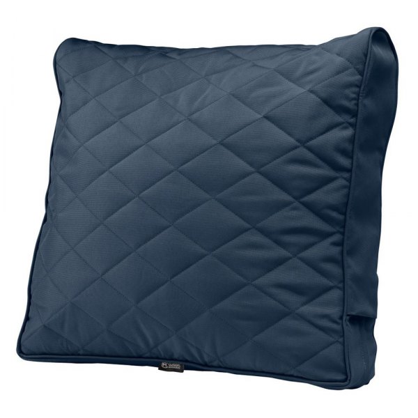 Classic Accessories® - Montlake™ Navy Quilted Patio Chair Back Cushion