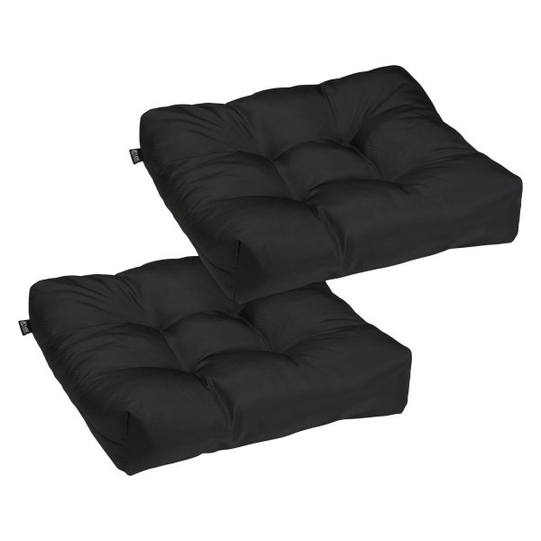 Classic Accessories® - Classic™ Black Patio Chair Seat Cushion Set
