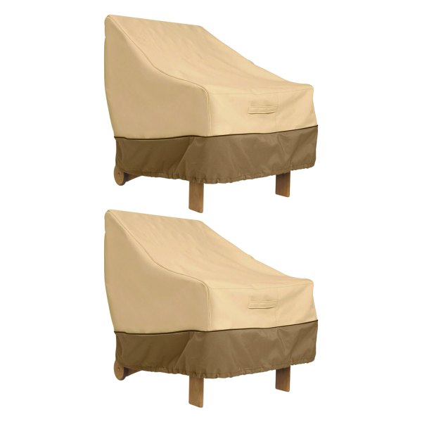Classic Accessories® - Veranda™ Pebble Single Patio Adirondack Chair Cover Set