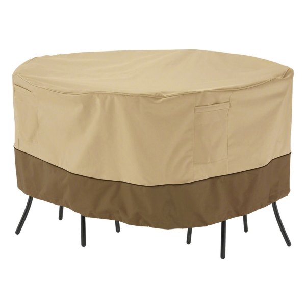 Classic Accessories® - Veranda™ Pebble Round Patio Bistro Table & Chair Cover
