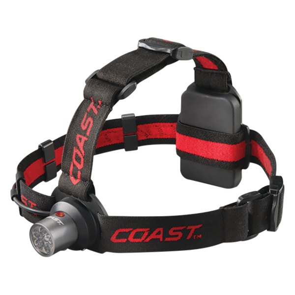 Coast® - Hl4™ 145 lm Dual Color Utility Fixed Beam Black LED Headlamp