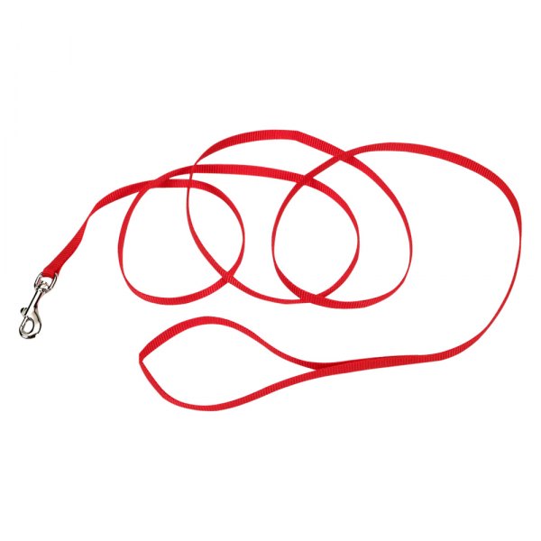 Coastal Pet® - Single-Ply 6' Red Nylon Standard Snap Dog Leash