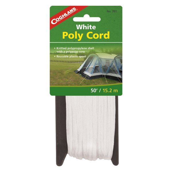 Coghlans® - 50' White Poly Braided Cord