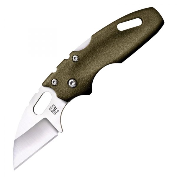 Cold Steel® - Mini Tuff Lite 2" Scramasax OD Green Handle Folding Knife