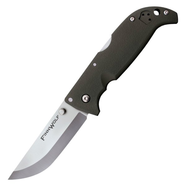 Cold Steel® - Finn Wolf 3.5" Straight Back OD Green Handle Folding Knife