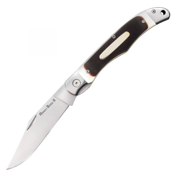 Cold Steel® - Ranch Boss II 4" Clip Point Folding Knife with Sheath