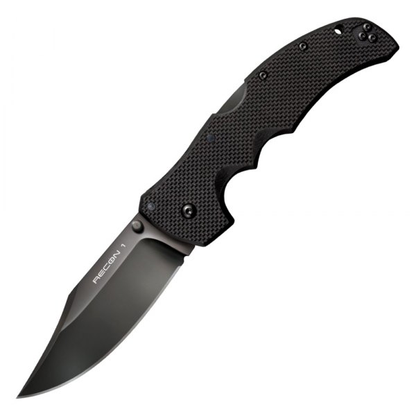 Cold Steel® - Recon 1 4" Black Clip Point Folding Knife