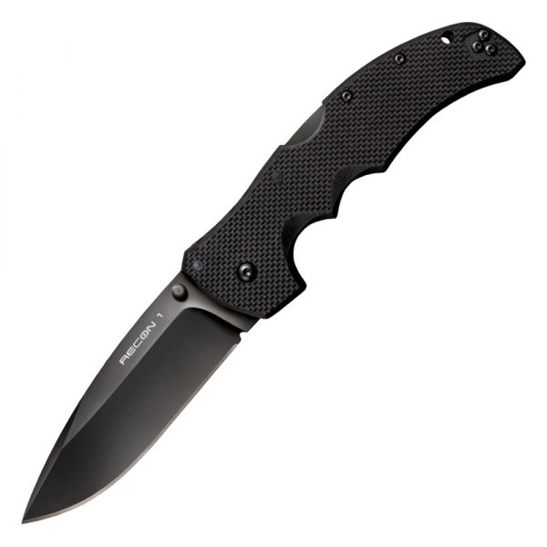 Cold Steel® - Recon 1 4" Black Drop Point Folding Knife