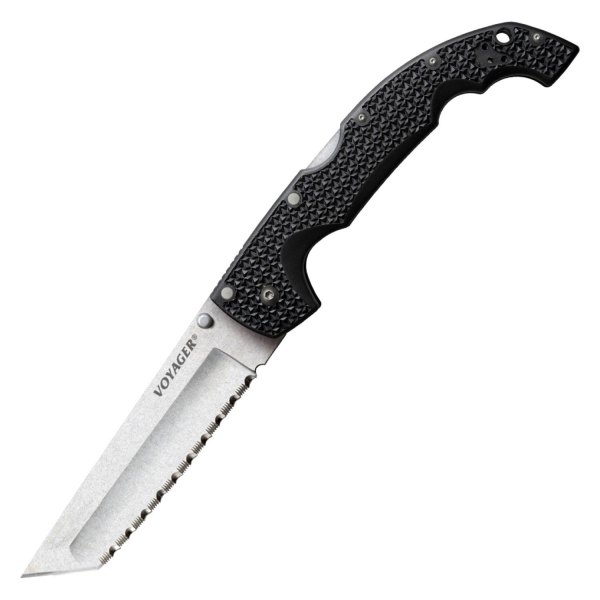 Cold Steel® - XL Voyager 5.5" Tanto Fully Serrated Folding Knife
