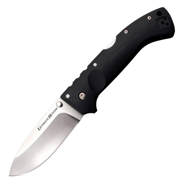 Cold Steel® - Ultimate Hunter 3.5" Drop Point Black Handle Folding Knife