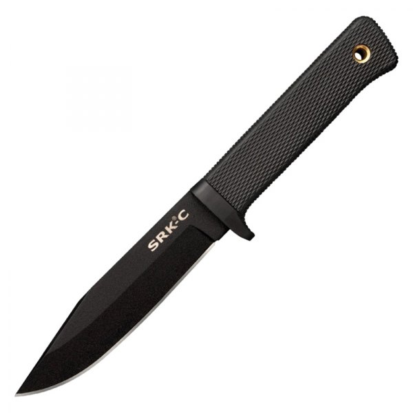 Cold Steel® - SRK Compact 5" Black Clip Point Fixed Knife with Sheath
