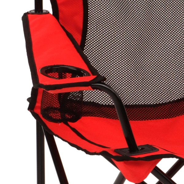 Coleman® 2000020258 - Broadband™ Red Mesh Quad Camp Chair