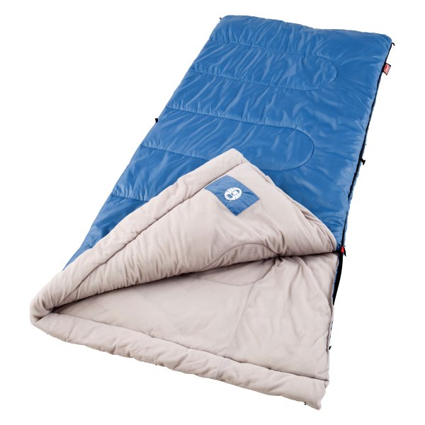 Coleman® - Sun Ridge™ 40 °F 75" x 33" Blue Sleeping Bag
