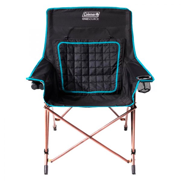 Coleman® - OneSource™ Black Heated Chair with Rechargeable Battery